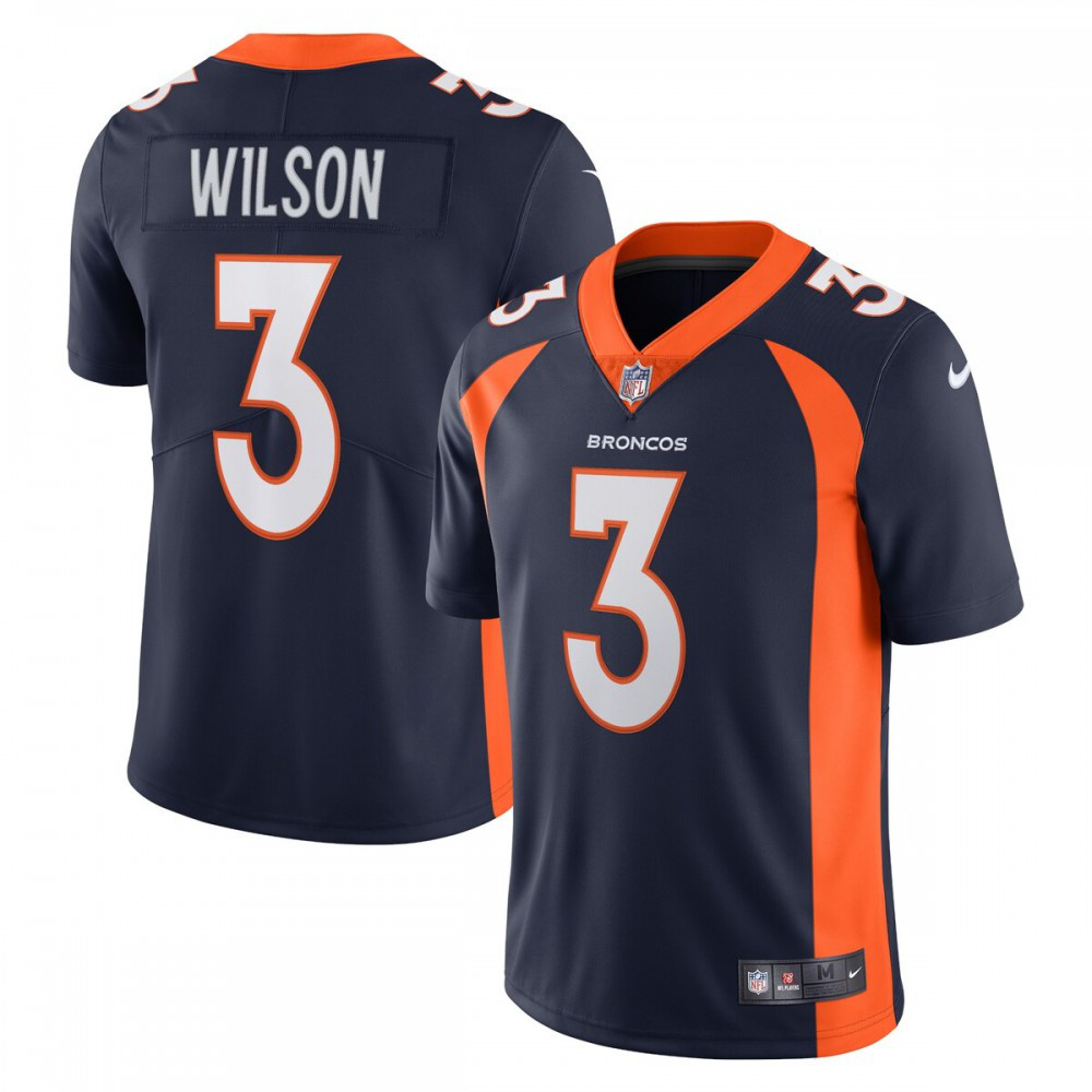 Russell Wilson Denver Broncos Nike Alternate Vapor Limited Jersey - Navy-Profan Arena